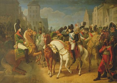 Napoleon Bonaparte Decorating the Grenadier Lazareff at Tilsit, 8th July 1807 by Jean Baptiste Debret